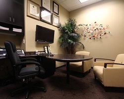 Private consultation area
