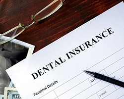 an empty dental insurance claims form